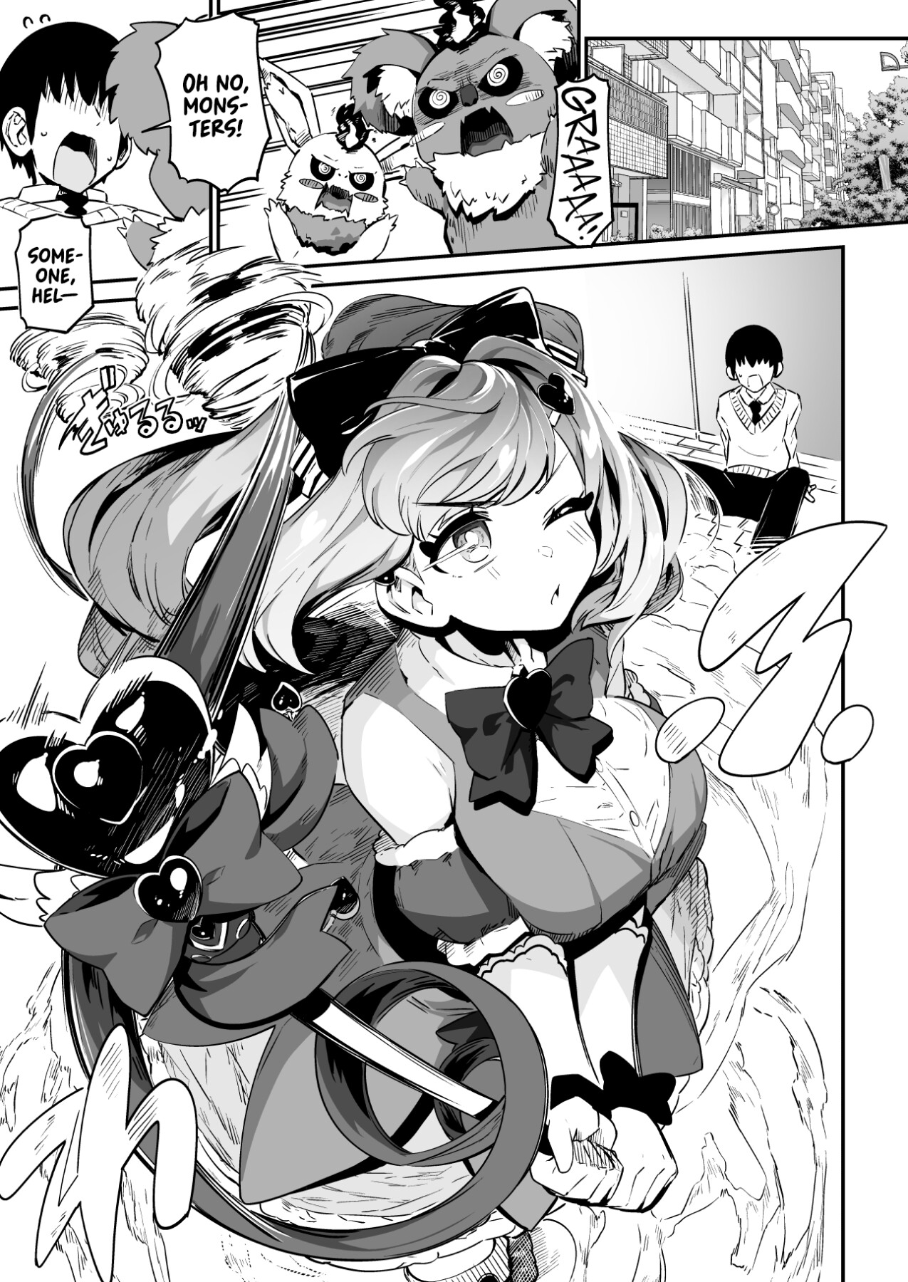 Hentai Manga Comic-Healing (Breaking) a Magical Girl - Only Oji-san Can Cure Her Wounds!-Read-2